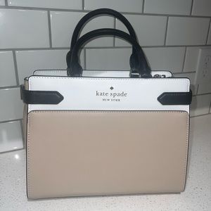 Kate Spade Madison Colorblock Saffiqno Leather Medium Satchel (Tag not attached)